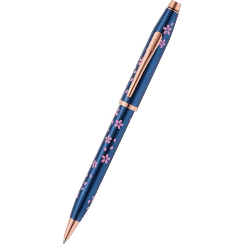 Cross Century II Ballpoint Pen – Cherry Blossom Metallic Blue