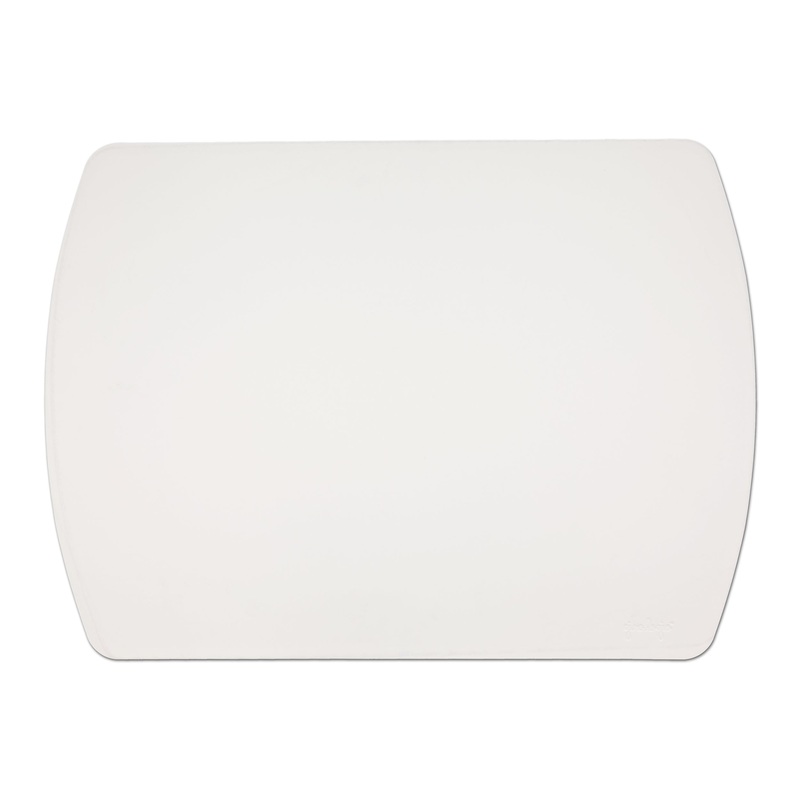 Girologio Repurposed Leather Writing Mat in White