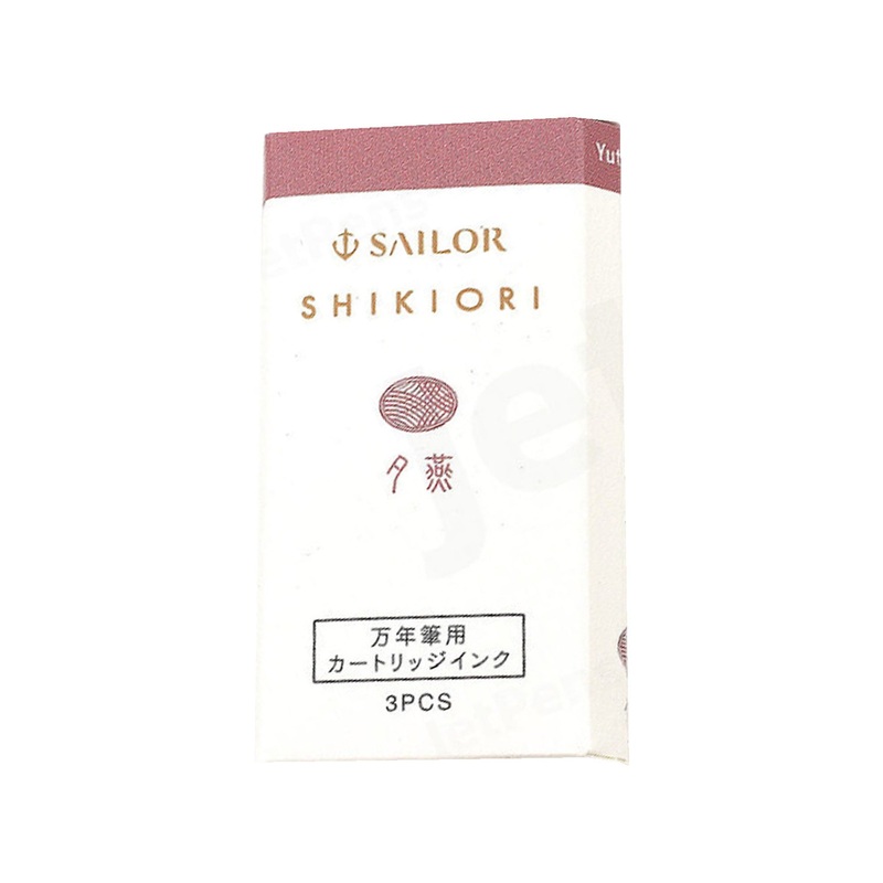 Sailor Shikiori Yutsubame Ink Cartridge Pack of 3 – Pink