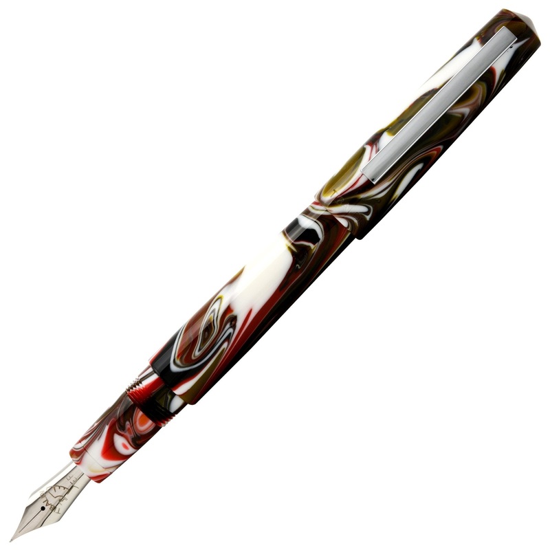 Tibaldi Infrangibile Terra Rossa Fountain Pen, Medium Nib