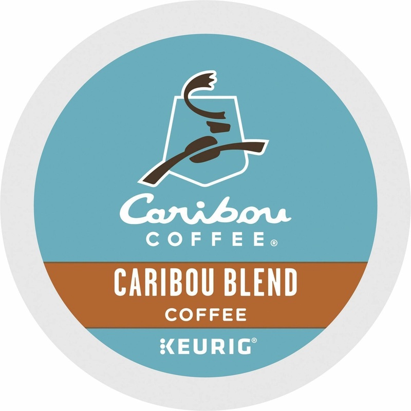Caribou Coffee K-Cup Caribou Blend Coffee – Compatible with Keurig Brewer – Regular – Medium – K-Cup – 24 / Box