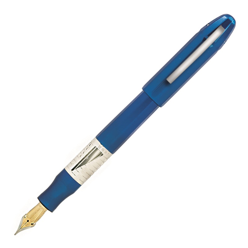 Conklin Classic Nozac 125th Anniversary Limited Edition Fountain Pen, Metal Blue Fine