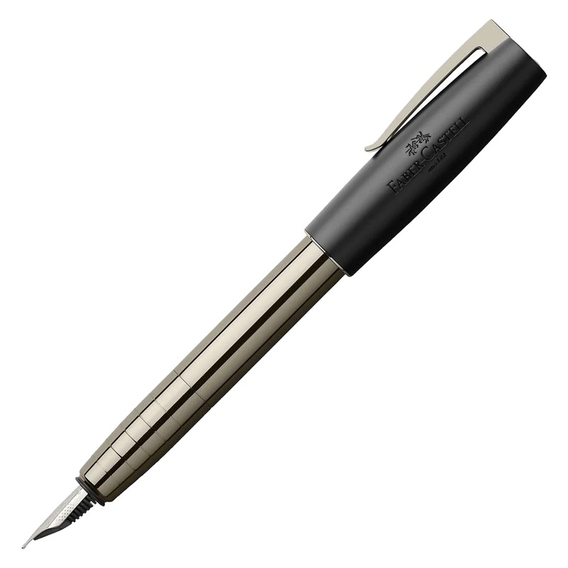 Faber-Castell Loom Gunmetal Polished Fountain Pen Extra Fine