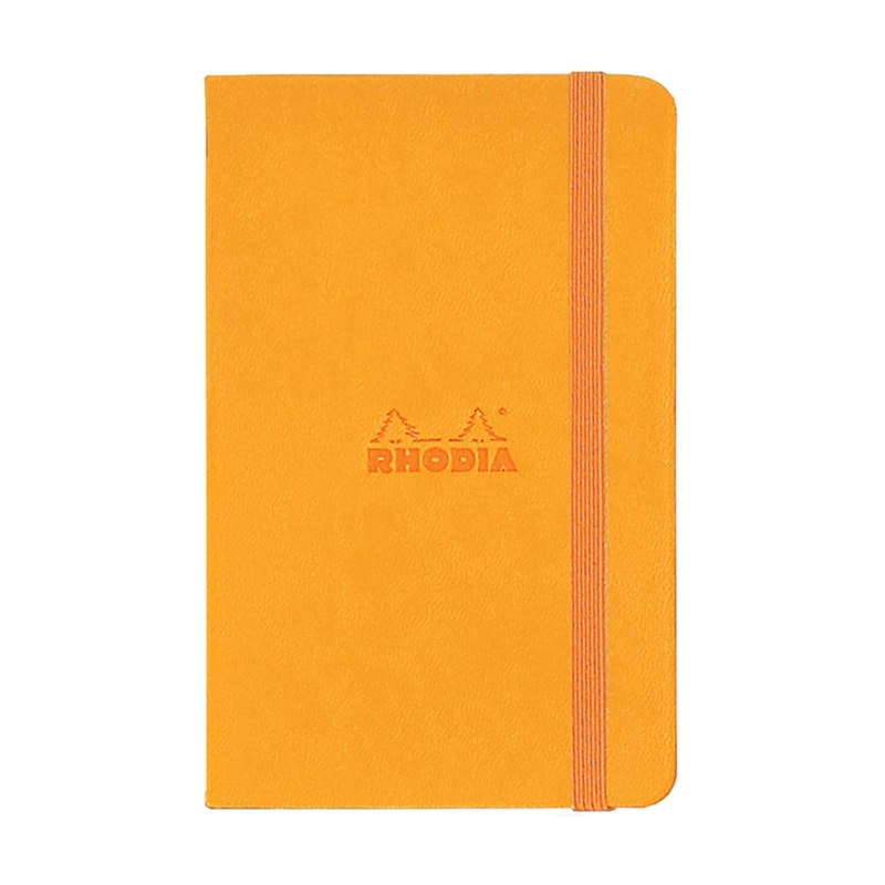 Rhodia Webnotebook in Orange – 3.5 x 5.5 Lined