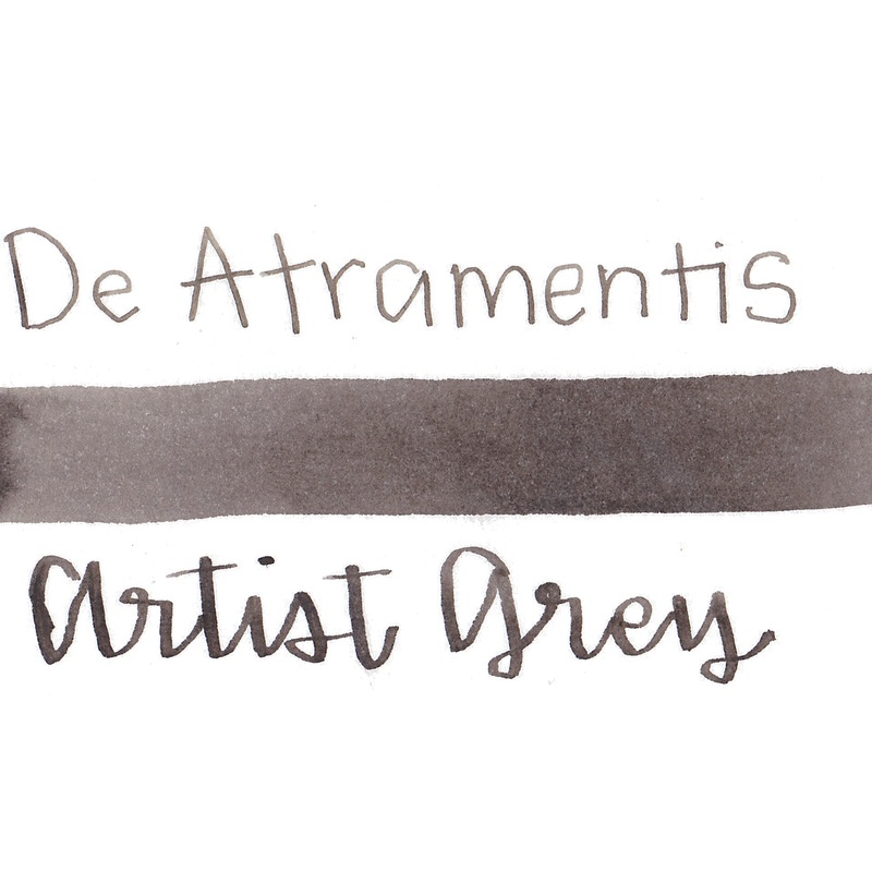 De Atramentis Artist Ink Grey 50ml Bottle