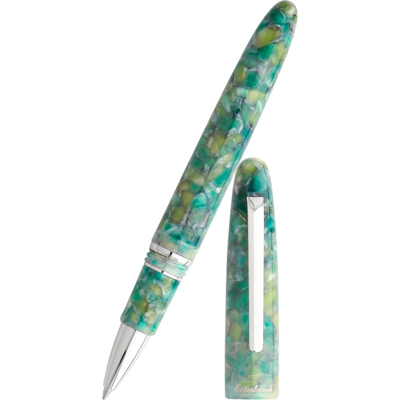 Esterbrook Estie Rollerball Pen – Sea Glass – Palladium Trim