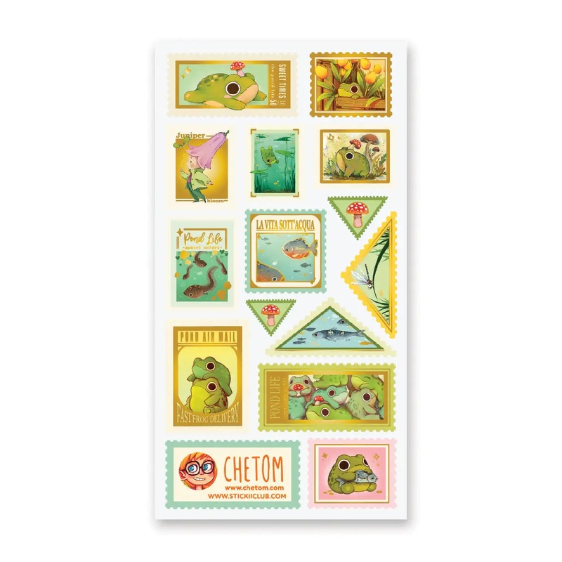 Faire Stickii Sticker Sheet – The Pond Life Stamps