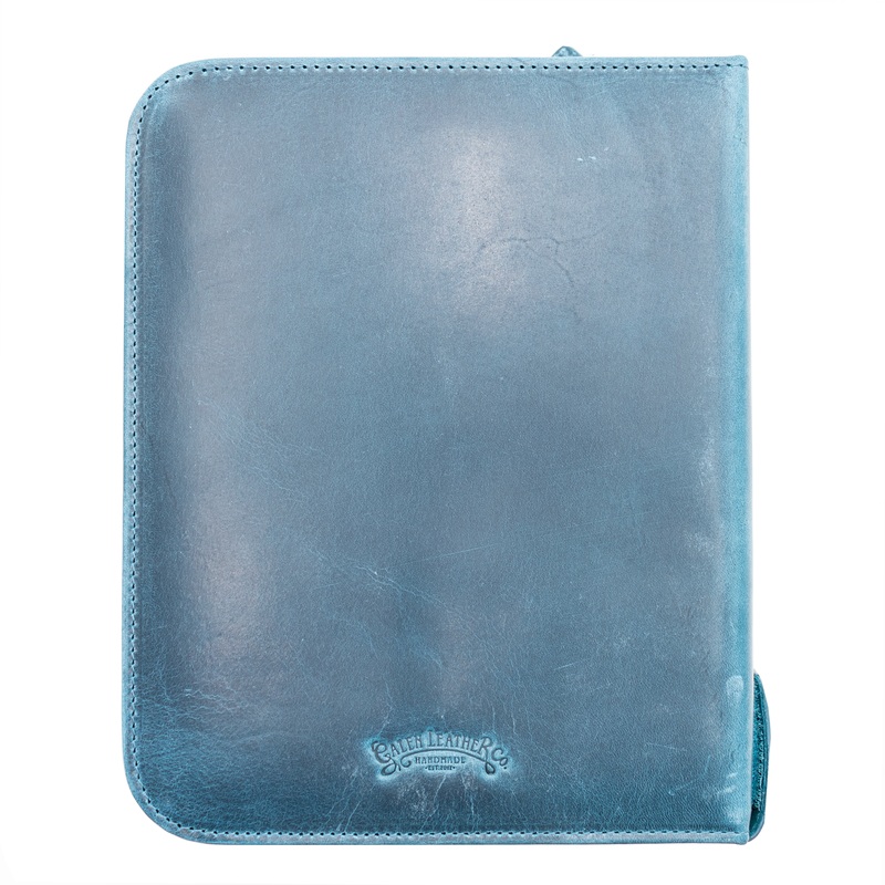 Galen Leather Co. Zippered 40 Slot Pen Case – Crazy Horse Ocean