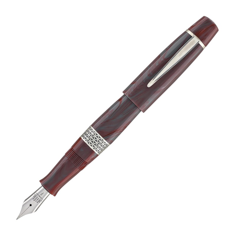 Kilk Orient Fountain Pen in Haphazard Red Medium