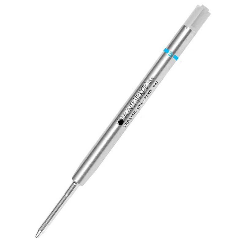 Monteverde Capless Ceramic Gel Refills To Fit Parker – Turquoise (Bulk)