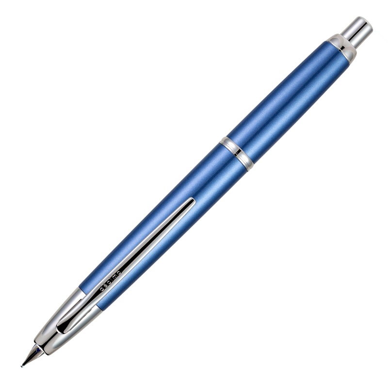 Pilot Vanishing Point Decimo Light Blue Fountain Pen Extra Fine