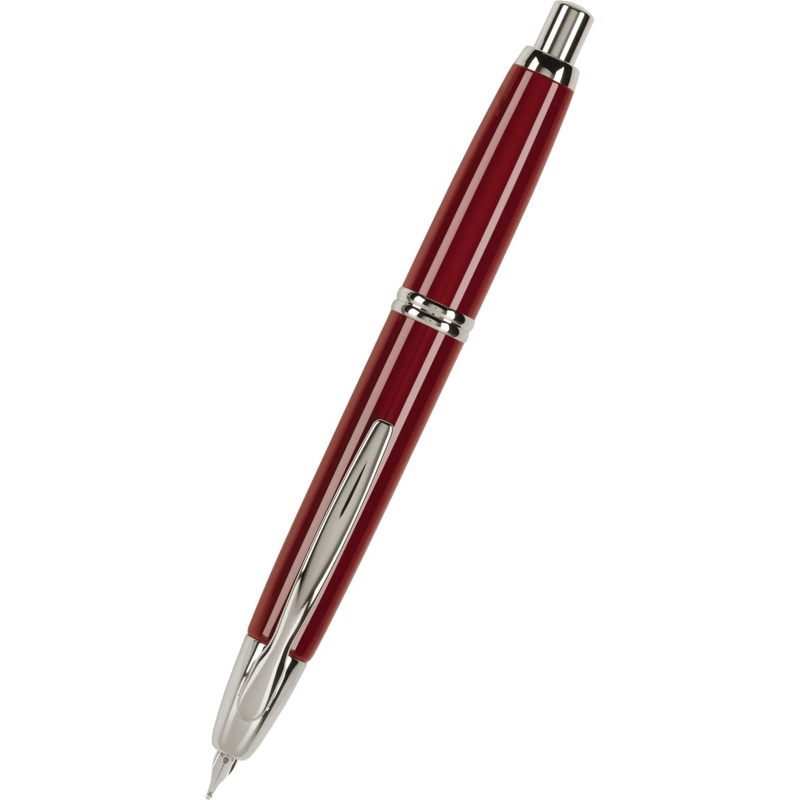 Pilot Vanishing Point Fountain Pen – Red – Rhodium Trim Fine