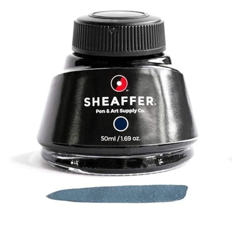 Sheaffer Fountain Pen Ink Bottle, Blue/Black