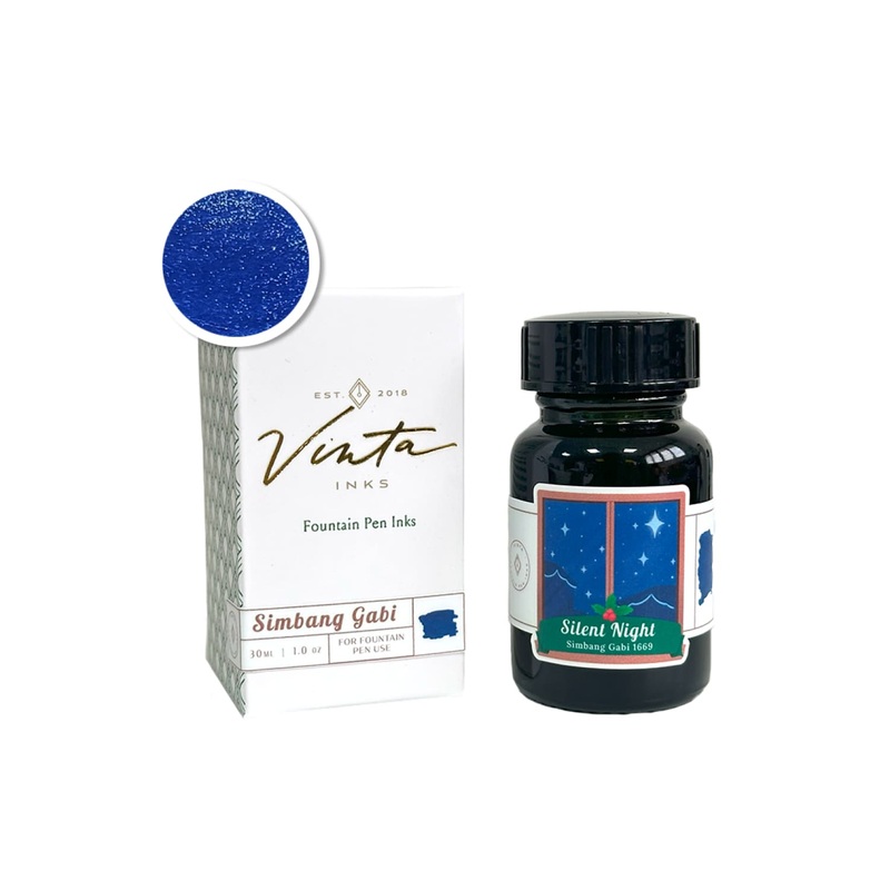 Vinta Inks Seasonal Collection Bottled Ink in Silent Night [Simbang Gabi 1669] – 30mL