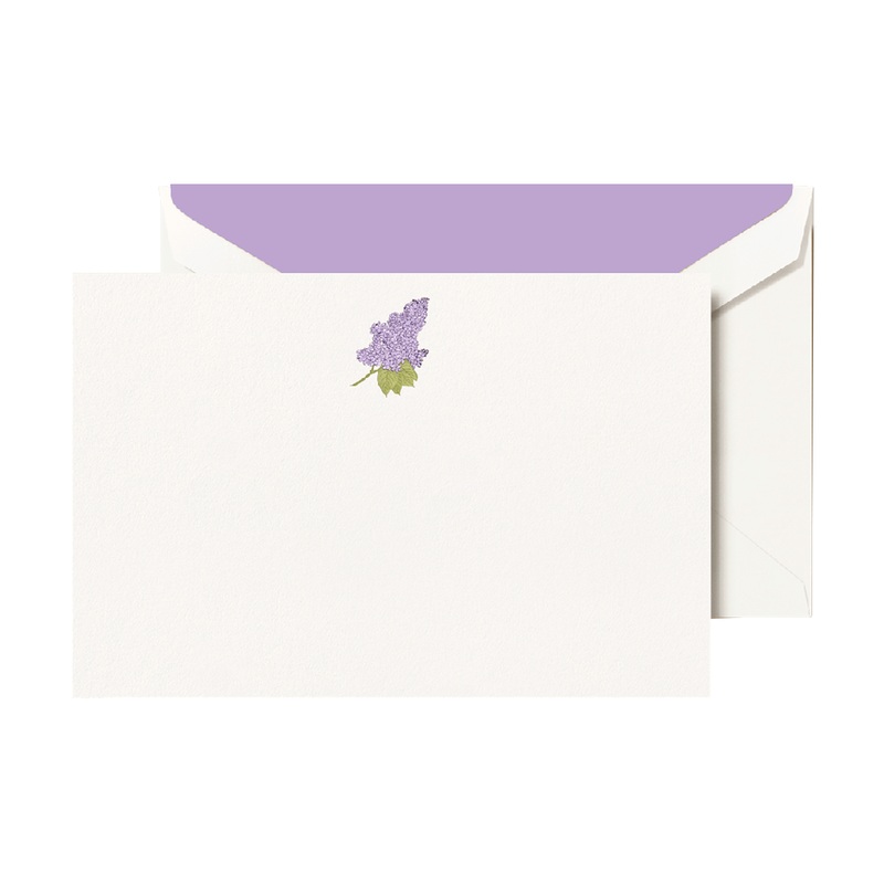 Crane 4.24″ x 6.375″ Cards & Envelopes 10pk – Lilac