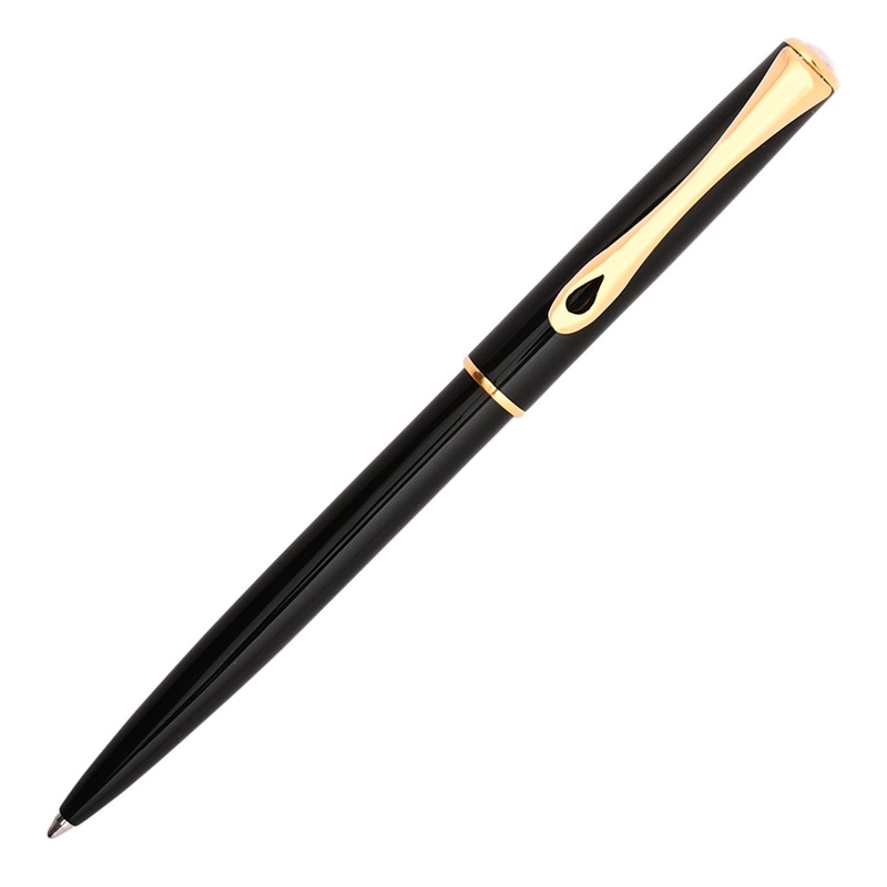 Diplomat Traveller Ball Pen – Black Lacquer GT