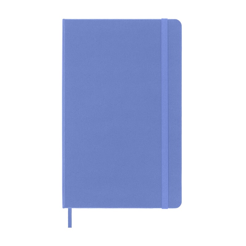 Moleskine Large Hardcover Classic Plain Notebook – Hydrangea Blue