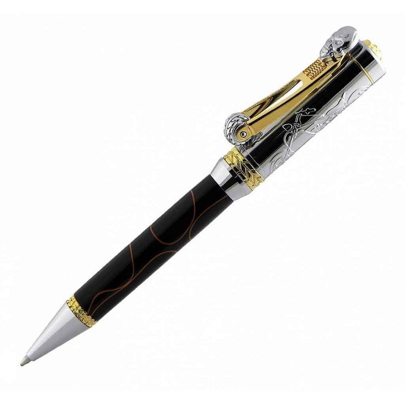 Motorcycle Ballpoint Pen Kits (Berea) Chrome & Gold