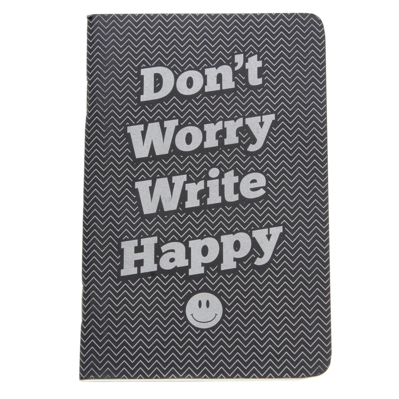 Retro 51 Notebook Lined Don’t Worry Write Happy – Pocket