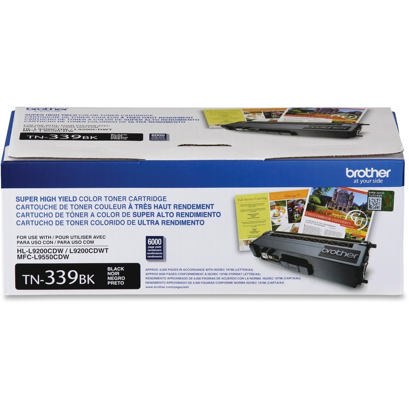 Brother TN339BK Original Laser Toner Cartridge – Black – 1 Each – 6000 Pages