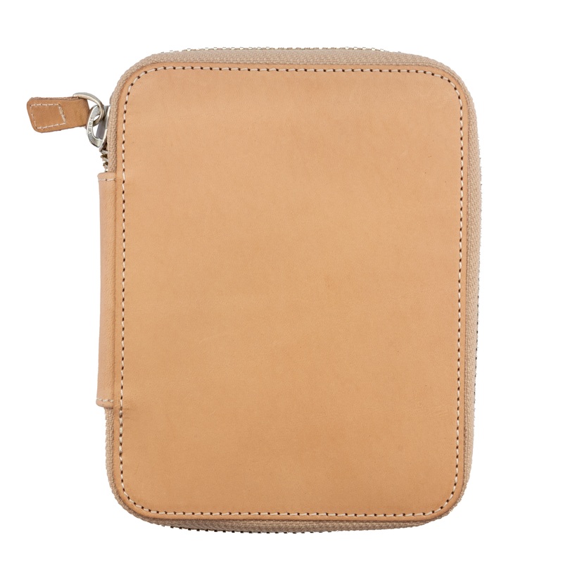 Galen Leather Co. Zippered 10 Slot Pen Case – Undyed Leather