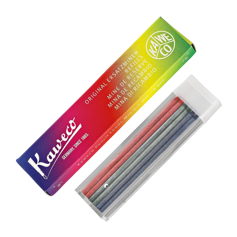 Kaweco All-purpose Colour Leads 3.2 x 80 mm – Green, Red & Blue
