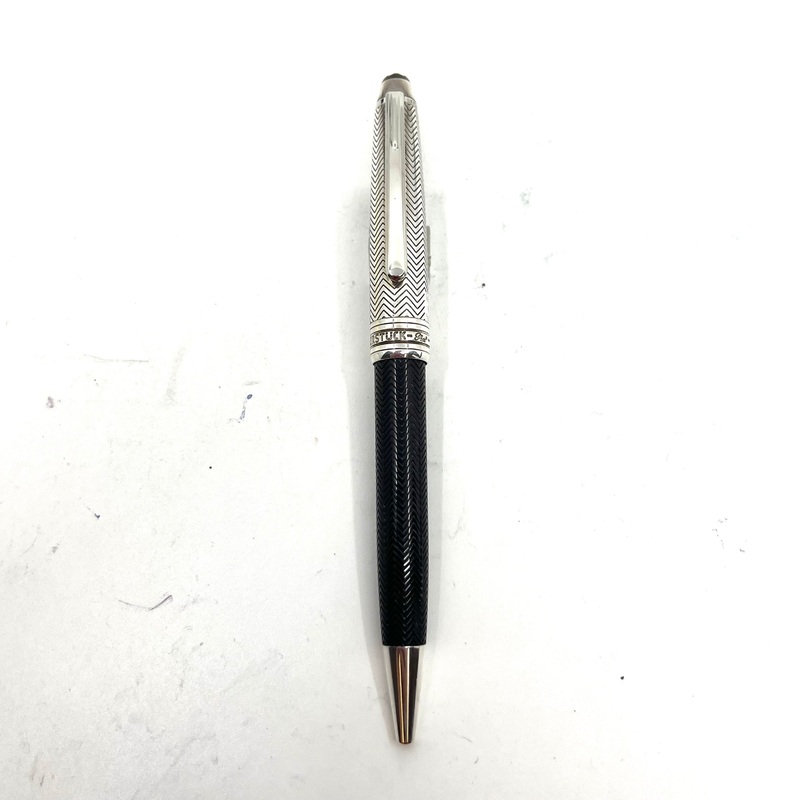 Montblanc Meisterstuck Solitaire Wavy Barley Guilloche Classique Doue Ballpoint Pen