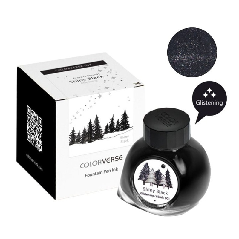 Project Ink No.001 Shiny Black (Glistening) – 65ml