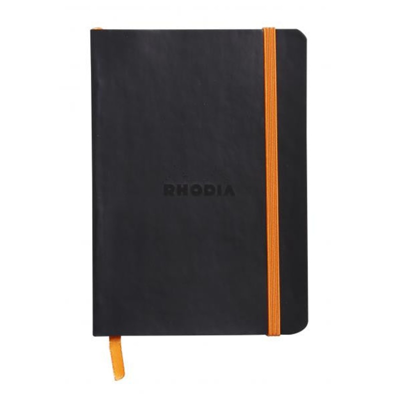 Rhodia Rhodiarama Webnotebook Softcover A6 – Dot Grid Black