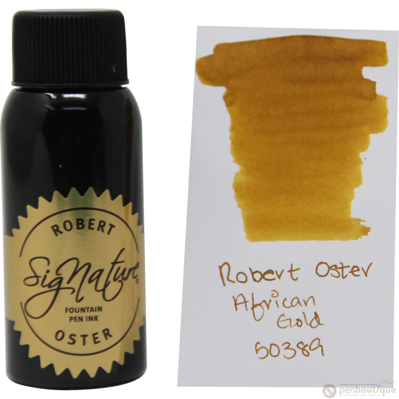 Robert Oster Signature Ink Bottle – African Gold – 50ml