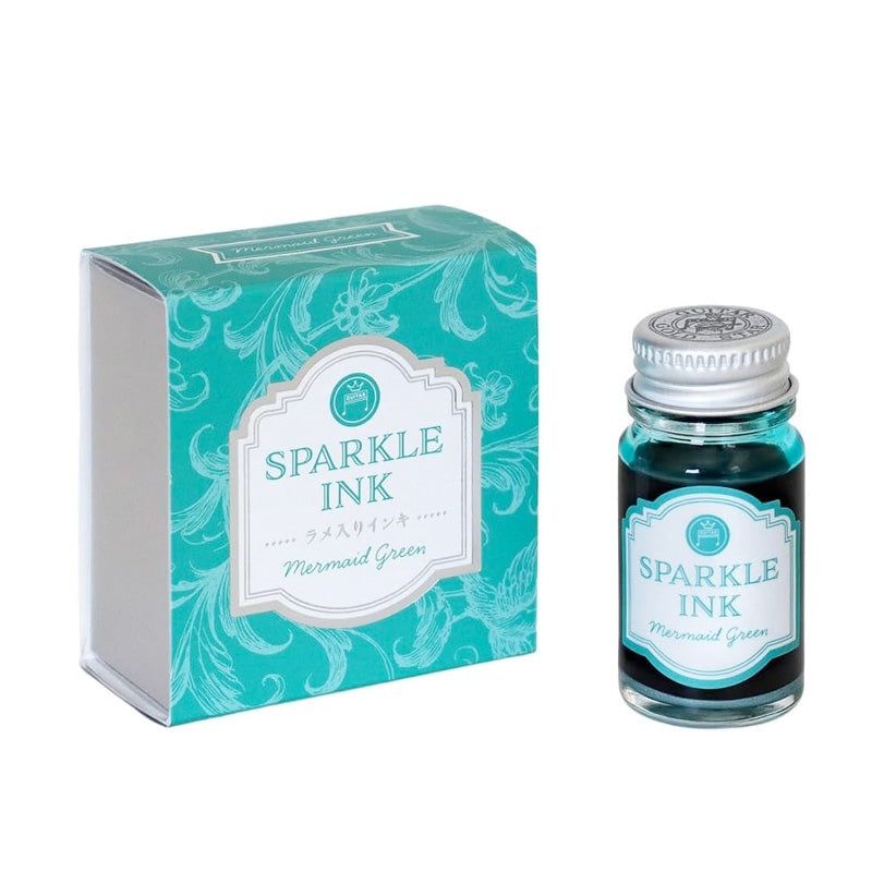 Sparkle Ink Dip Pen Ink – Mermaid Green (12ml)