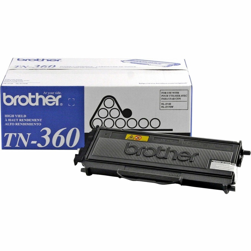 Brother TN360 Original Laser Toner Cartridge – Black – 1 Each – 2600 Pages