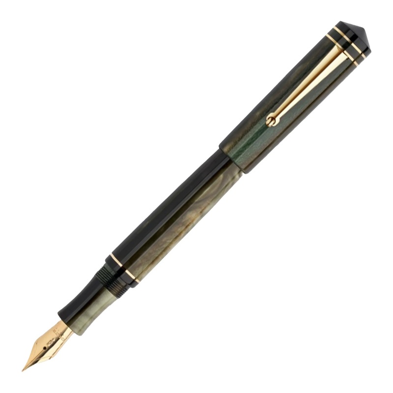 Delta Write Balance Fountain Pen – Green GT Extra Fine