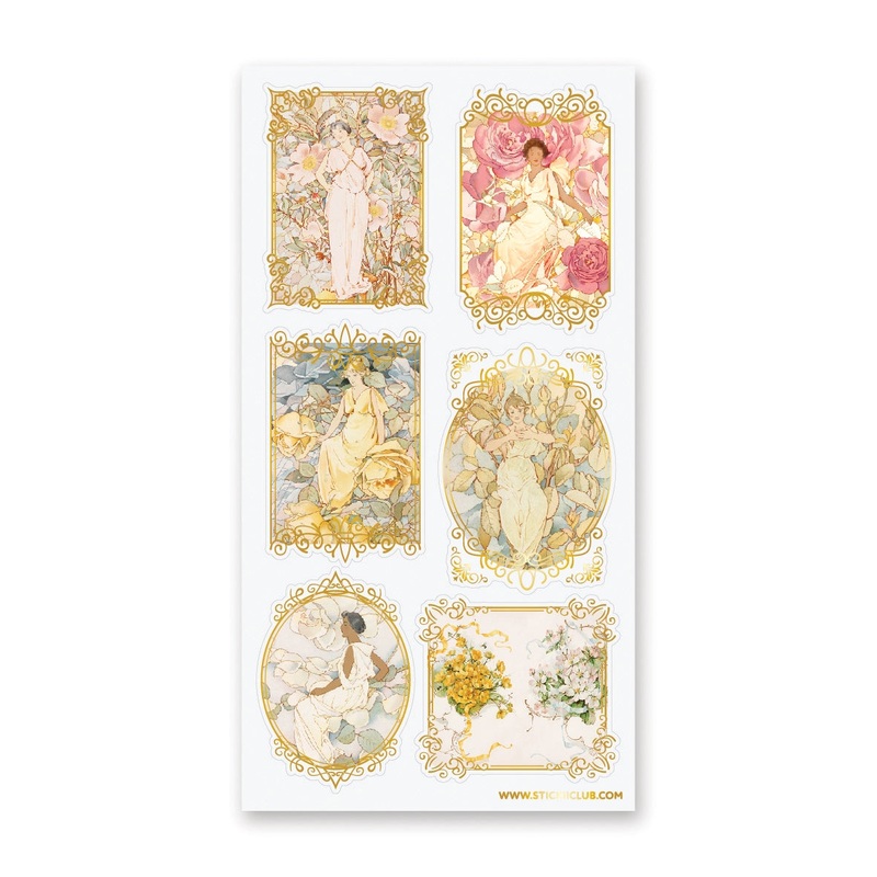 Faire Stickii Sticker Sheet – Floral Faes