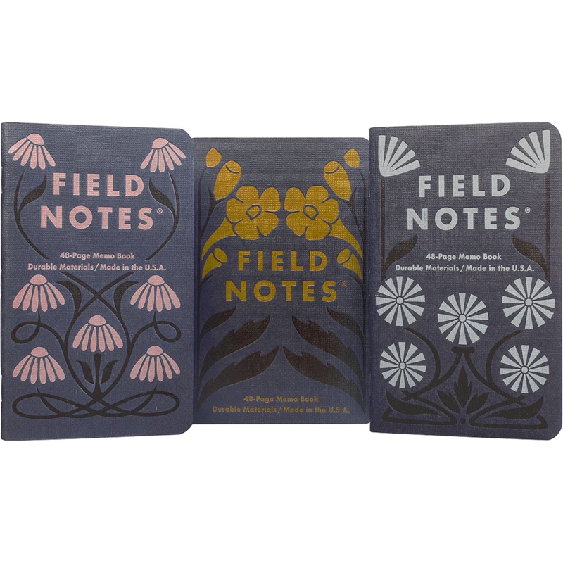 Field Notes Memobook – Fall Flower (68th Quarterly Limited Edition) 3-Packs