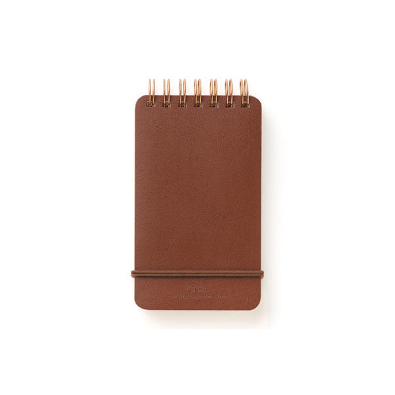 Midori Grain Memo Pad – Dark Brown
