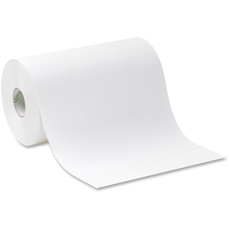 Pacific Blue Ultra Paper Towel Rolls – 1 Ply – 9″ Width x 400 ft Length – White – 6 / Carton