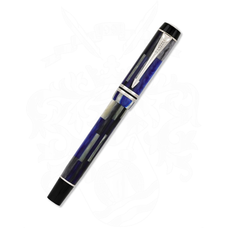 Parker Duofold Blue Mosaic Rollerball
