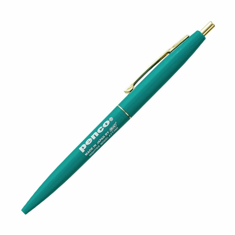 Penco Knock Ballpoint Pen – Turquoise Blue