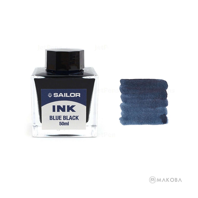 Sailor Dye Based Ink Bottle, Blue-Black – 50ml