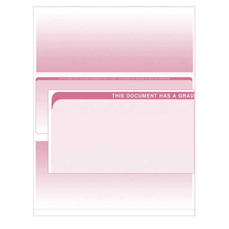 Stealth iX Paper – Form 1001 – Pink Graduated – 5000 Sheets