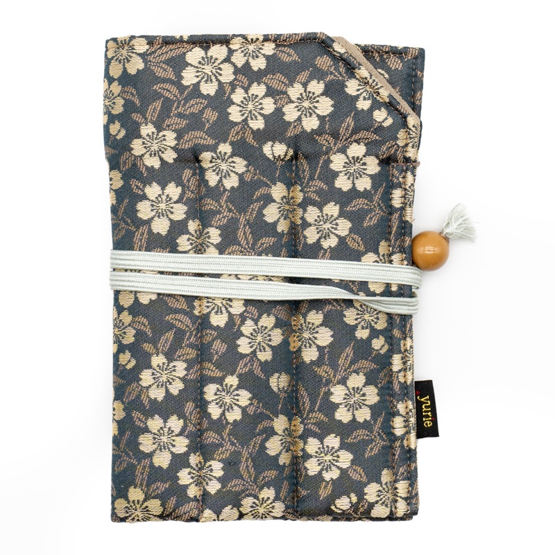 Yurie Pen case for 6 Pens “Sakura (Cherry blossom)” Beige [#40]