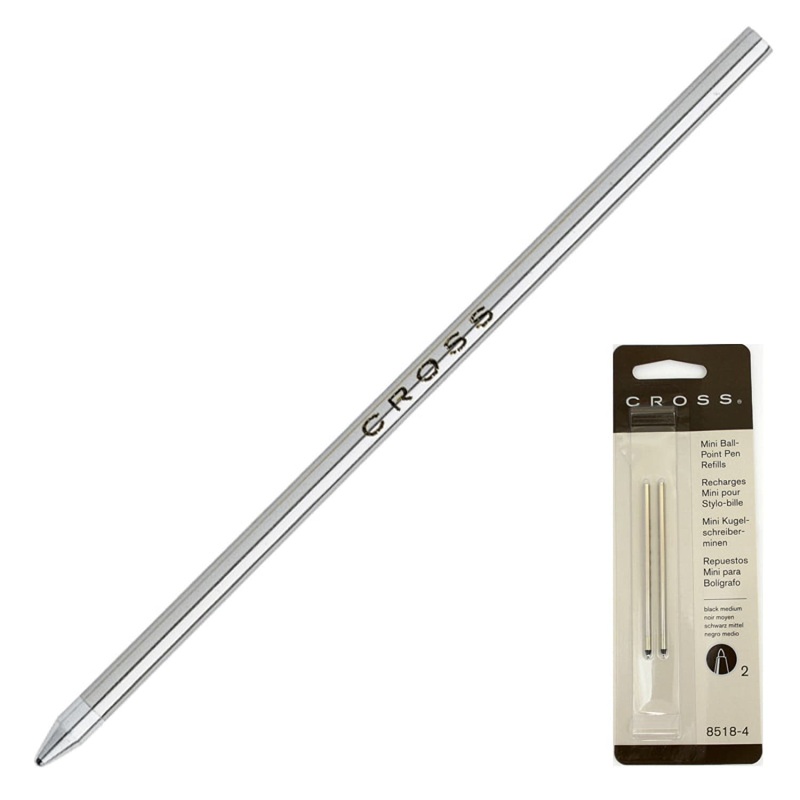 Cross Micro Ballpoint Pen Refill in Black – Medium Point