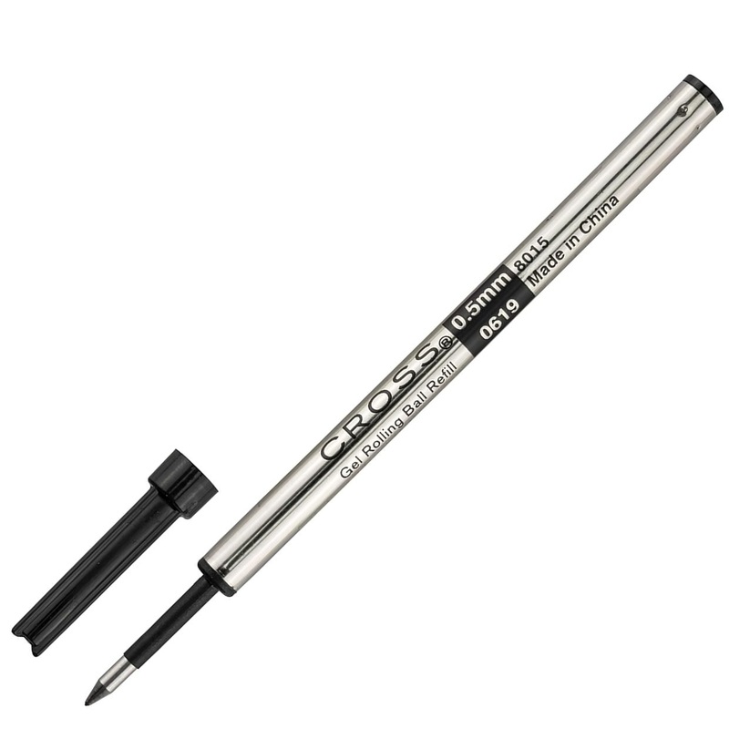 Cross Rollerball Selectip Pen Refill, Fine Point .5mm Black