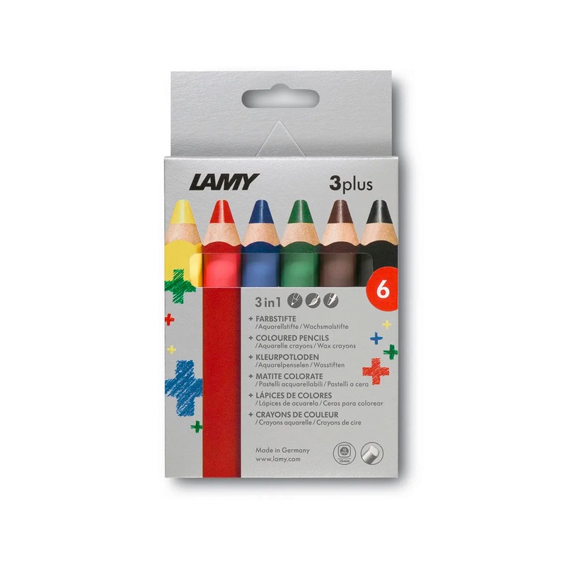 LAMY 3plus Colored Pencils 6 Colors