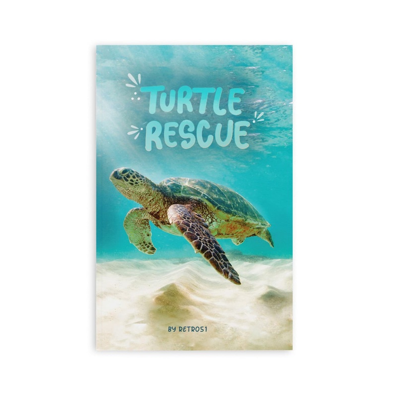 Retro 51 Sea Turtle Rescue Notebook – Dotted