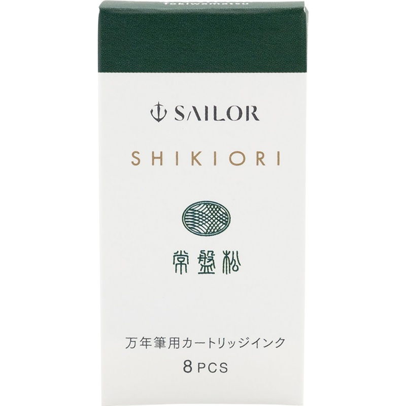 Sailor Shikiori Ink Cartridge – Winter Snow Tokiwa-matsu