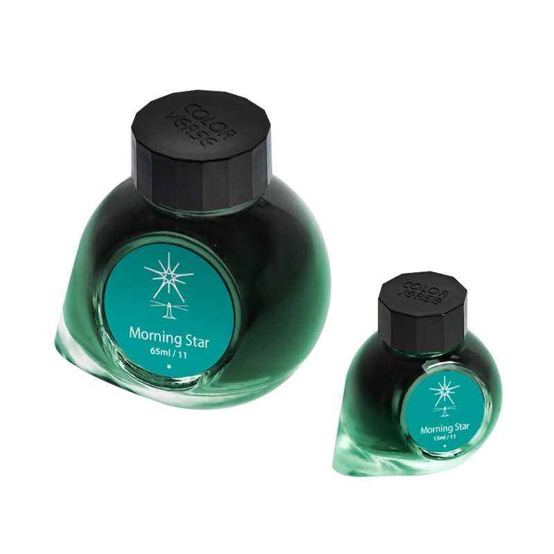 Colorverse Spaceward Morning Star Ink Bottle, Turquoise – 65ml + 15ml