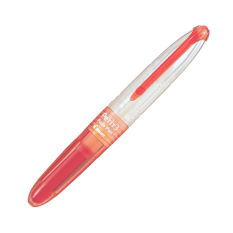 Petit3 Mini Fude Brush Pen – Red