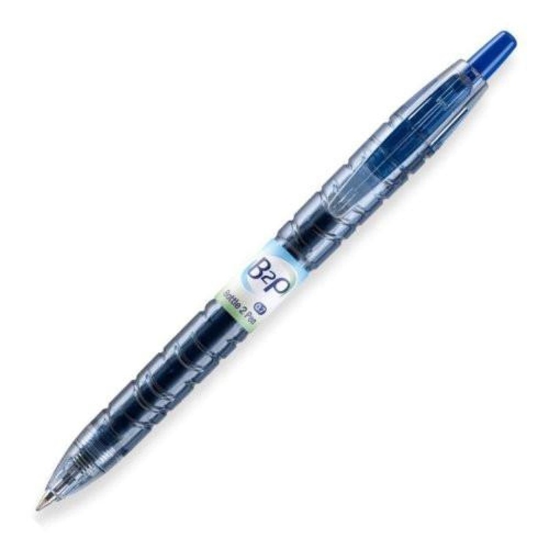 Pilot B2P Bottle-2-Pen Recycled Ballpoint Pen with Blue Ink – 0.7 mm